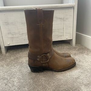 Frye Brown Leather Women's Boots
